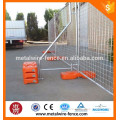 outdoor temporary fence stands concrete